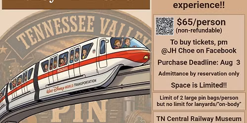 All Aboard the Disney Pin Train!! -- Tennessee Valley Pin Traders Official Event