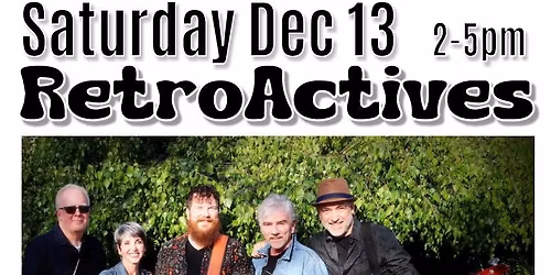 The RetroActives @ The Admiral Pub in Burnaby!