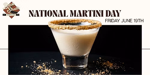 National Martini Day at BackStreets