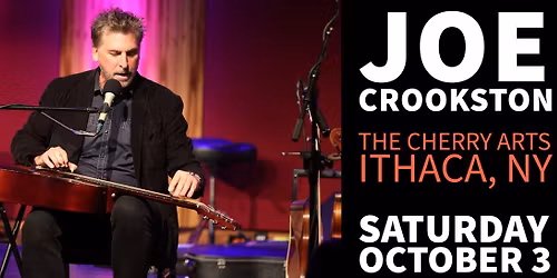 Joe Crookston Returns to The Cherry Arts