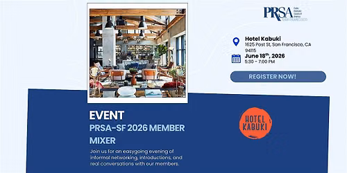 PRSA-SF 2026 Member Mixer