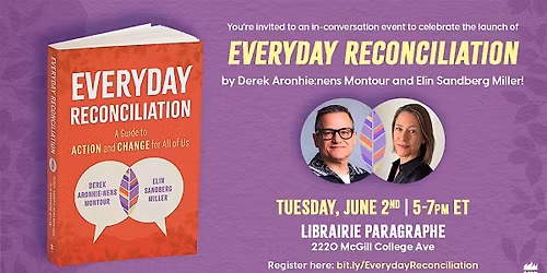 Book Launch of Everyday Reconciliation