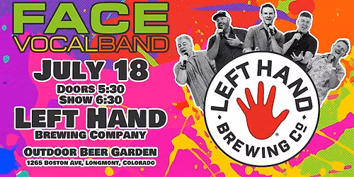 FACE Vocal band in the Left Hand Beer Garden.