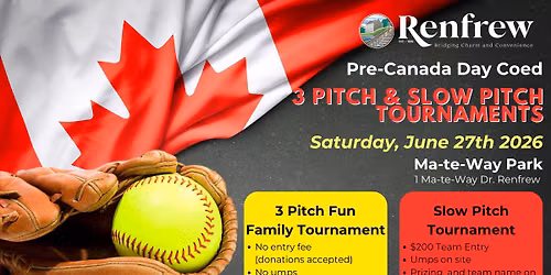 2026 - Renfrew - Pre-Canada Day Ball Tournaments