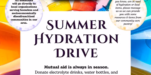 Community Hydration Drive