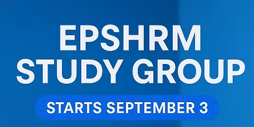 EPSHRM Study Group \u2013 Fall 2025