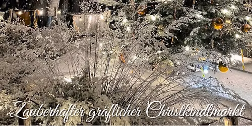 Zauberhafter gr\u00e4flicher Christkindlmarkt 
