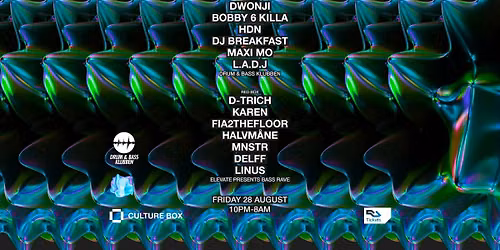 Drum & Bass Klubben: Taxman + Drum & Bass Klubben \/ Elevate presents Bass Rave
