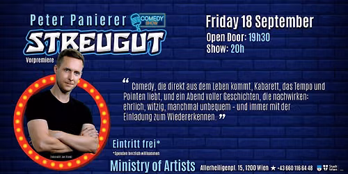 Kabarett: STREUGUT Peter Panierer