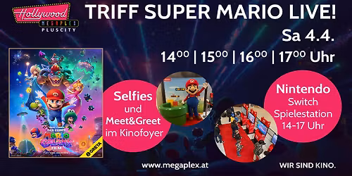 Starevent: Triff SUPER MARIO live im Kino