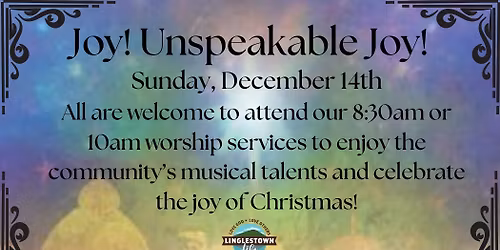 Christmas Cantata - Joy! Unspeakable Joy!