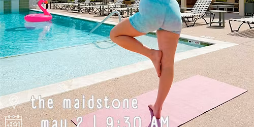 Poolside Yoga