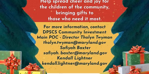DPSCS Holiday Toy Drive: Hagerstown