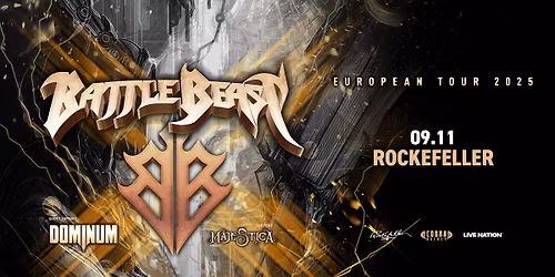 Battle Beast \u2013 F\u00c5 BILLETTER \/ Rockefeller \/ Pres. av Live Nation