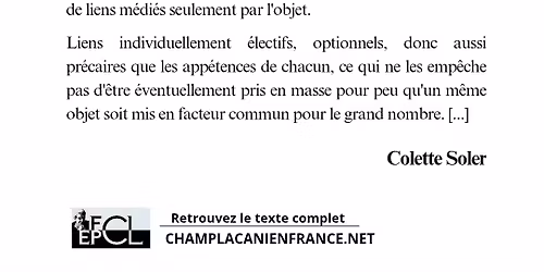 XIII Rendez-vous de l'IF-EPFCL