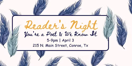 Reader\u2019s Night: Poetry Night