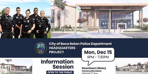 Police Department HQ PROJECT - Information Session
