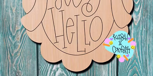 Door hanger Class - HEY, HI HELLO