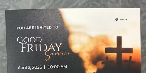 Good Friday Service at 10am