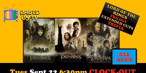 Lord of the Rings Trilogy Trivia @ The Clock-Out Lounge