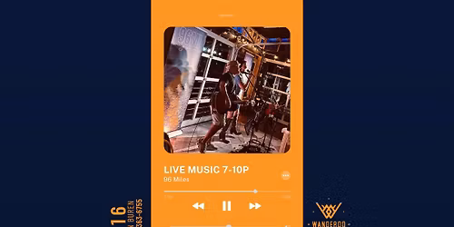 96 Miles LIVE at the Gravel Bar at Wanderoo Lodge