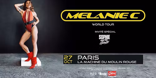 Melanie C \u2022 La Machine du Moulin Rouge, Paris \u2022 27 octobre 2026