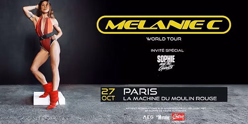 Melanie C \u2022 La Machine du Moulin Rouge, Paris \u2022 27 octobre 2026 (COMPLET)