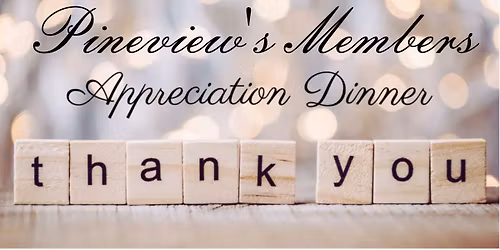 May Appreciation Dinner