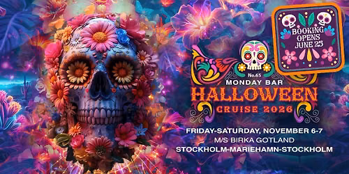 Monday Bar Halloween Cruise 2026 (no 65)