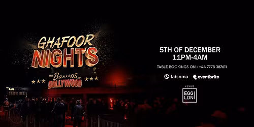 Ba***ds of Bollywood- Ghaffor Night