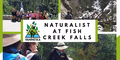 Naturalists at Fish Creek Falls