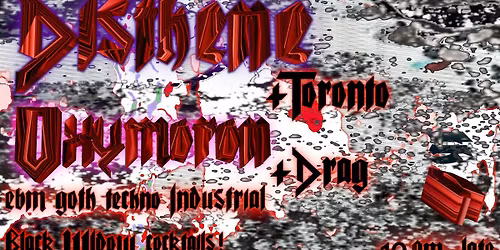 SARIN (Live)\/DISTHENE\/Oxymoron Goth night @ Resonnce