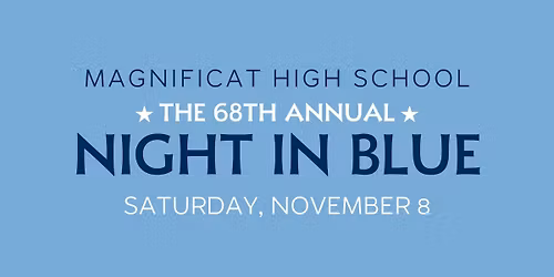 Magnificat's Night in Blue