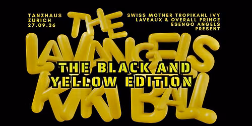 The Lavangels Kiki Ball: Black and Yellow Edition