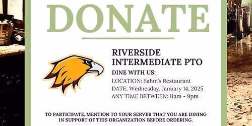 RSI Fundraiser @ Sahm's