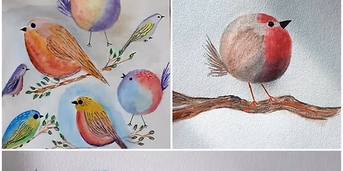 Birds with Watercolour Meetup
