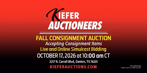 Fall Consignment Auction
