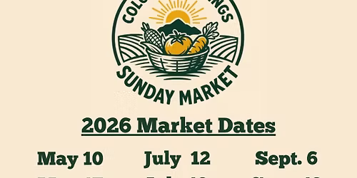 Acacia Park - Colorado Springs Sunday Farmers Market