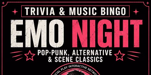 Emo Night Themed Trivia & Music BINGO at Suffolk Punch Brewing Southend