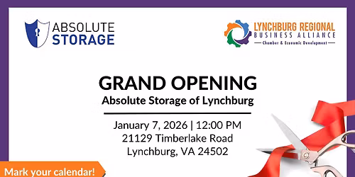 Ribbon Cutting: Absolute Storage of Lynchburg 