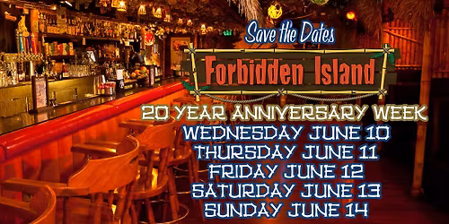 Forbidden Island 20 Year Anniversary Week