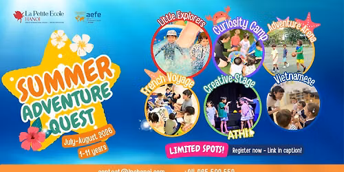 Summer Camp 2026 at La Petite Ecole - Camp d'\u00e9t\u00e9 2026 \u00e0 La Petite Ecole