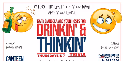 TRIVIA NIGHT with $12.70 Dinner Special