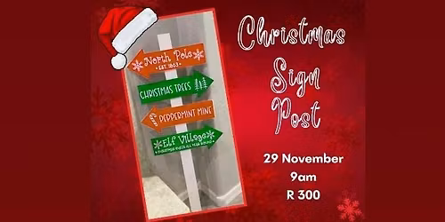 Christmas Sign Post