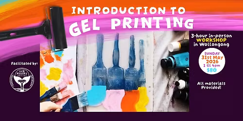 Introduction to Gel Printing Workshop - 3 hours