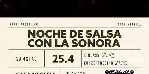 Noche de salsa con La Sonora