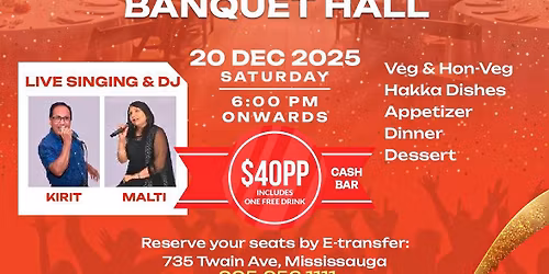 Grand Opening of Banquet Hall