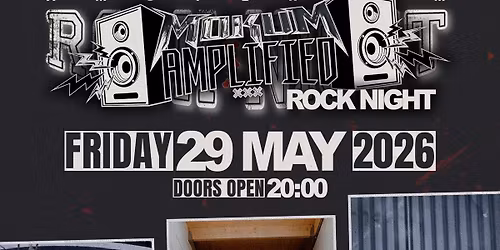 Mokum Amplified Rock Night May edition