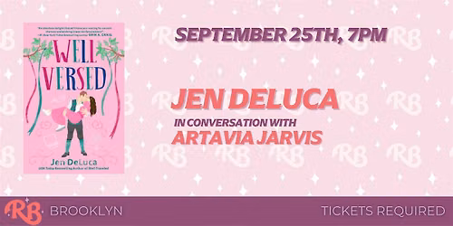 Jen DeLuca Brooklyn Event for Well Versed