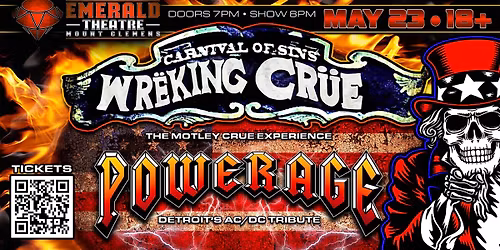 Wreking Crue \u2013 The Motley Crue Experience W\/S\/G Powerage